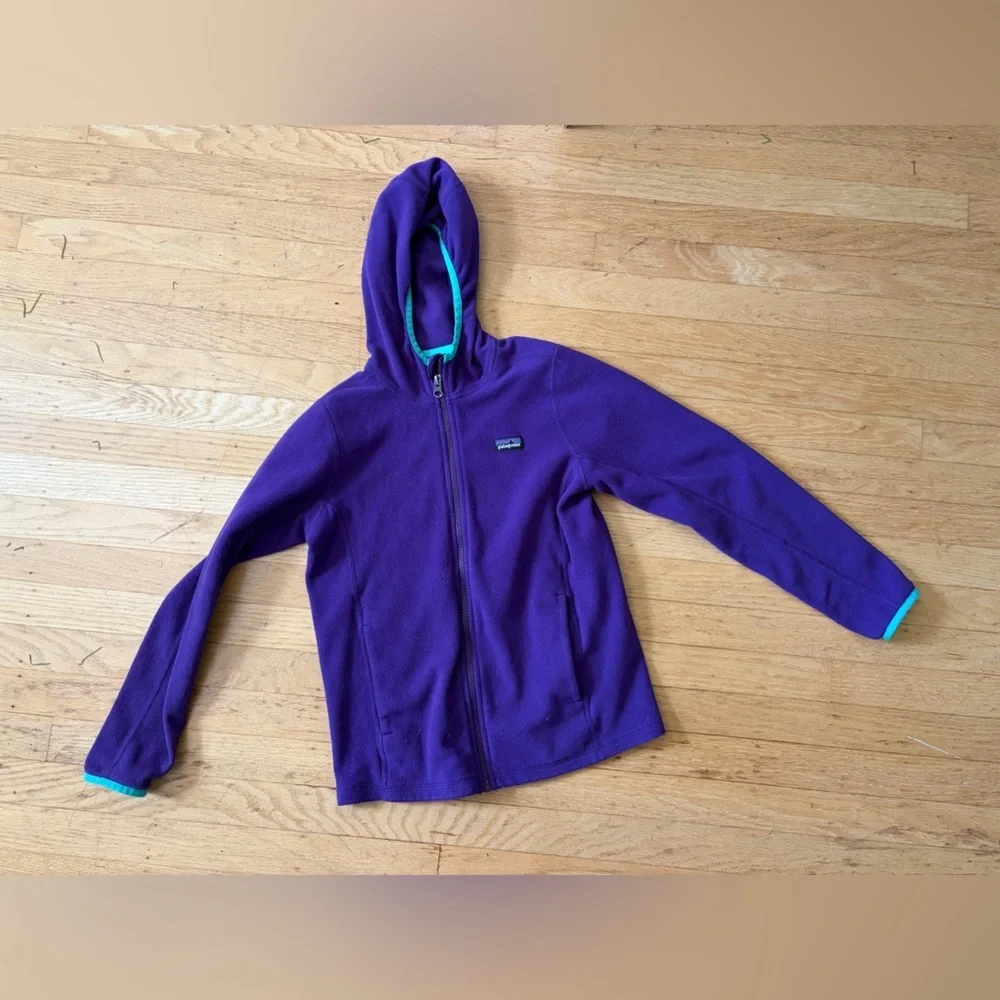 Patagonia fleece lightweight zip up hoodie jacket